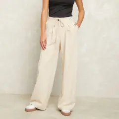 SYBILLA - Pantalón Relax Tiro Medio Mujer