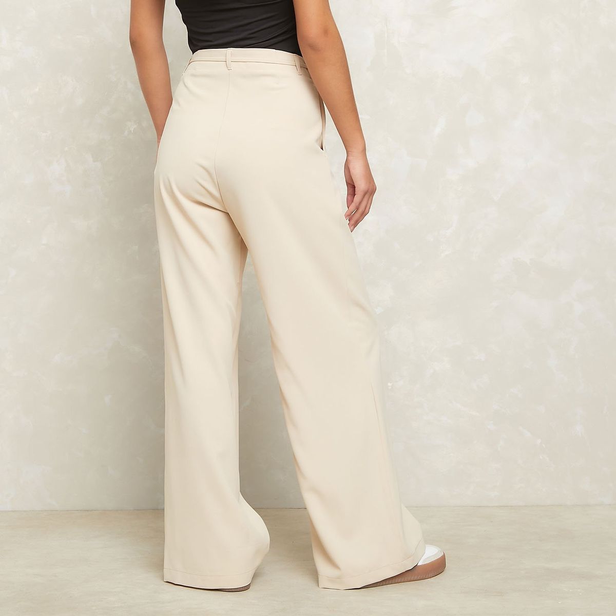 SYBILLA - Pantalón Relax Tiro Medio Mujer Sybilla