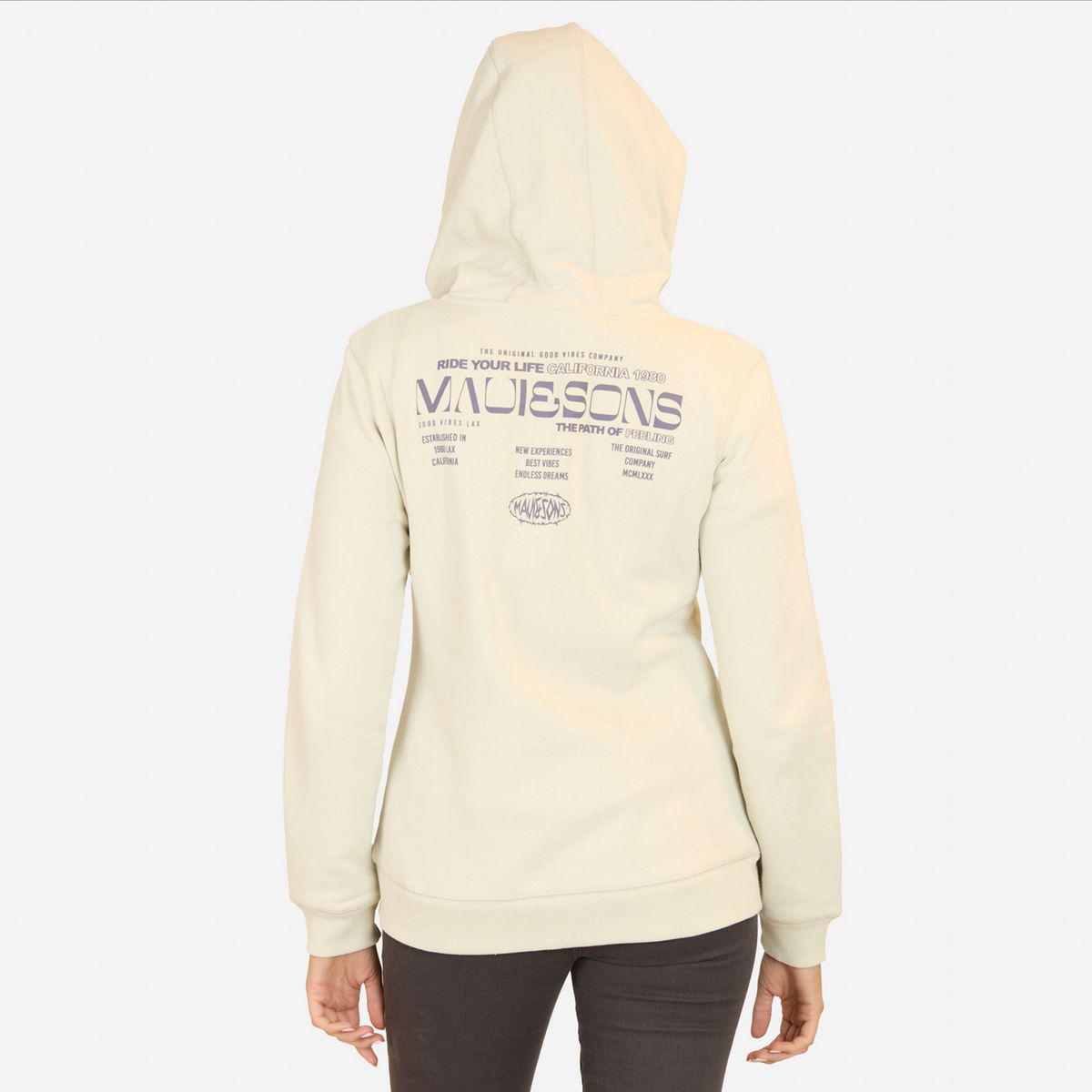 MAUI AND SONS - Poleron Full Zipper Mujer Maui