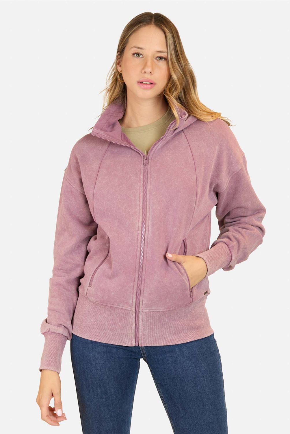 MAUI AND SONS - Poleron Full Zipper Mujer Maui