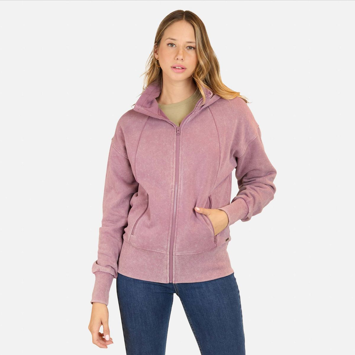 MAUI AND SONS - Poleron Full Zipper Mujer Maui