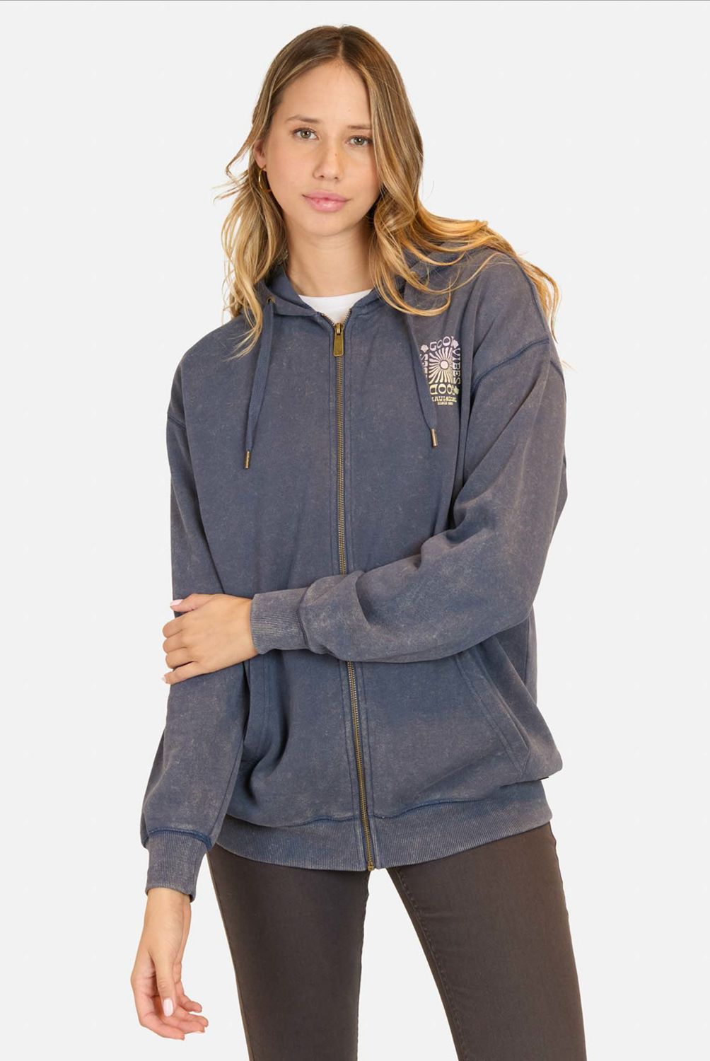 MAUI AND SONS - Poleron Full Zipper Mujer Maui