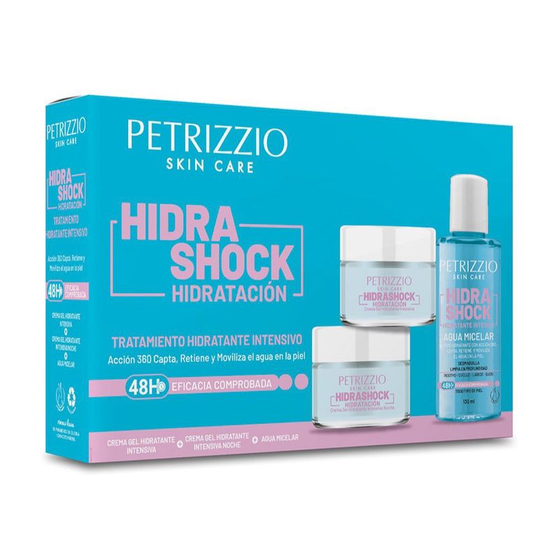 PETRIZZIO - Set Hidratante Intensivo Día + Noche + Agua Micelar Petrizzio