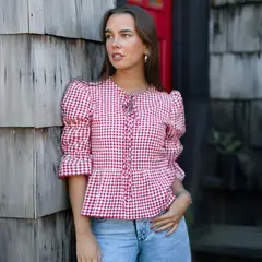 RAINDOOR - Blusa Manga Larga Algodón Mujer