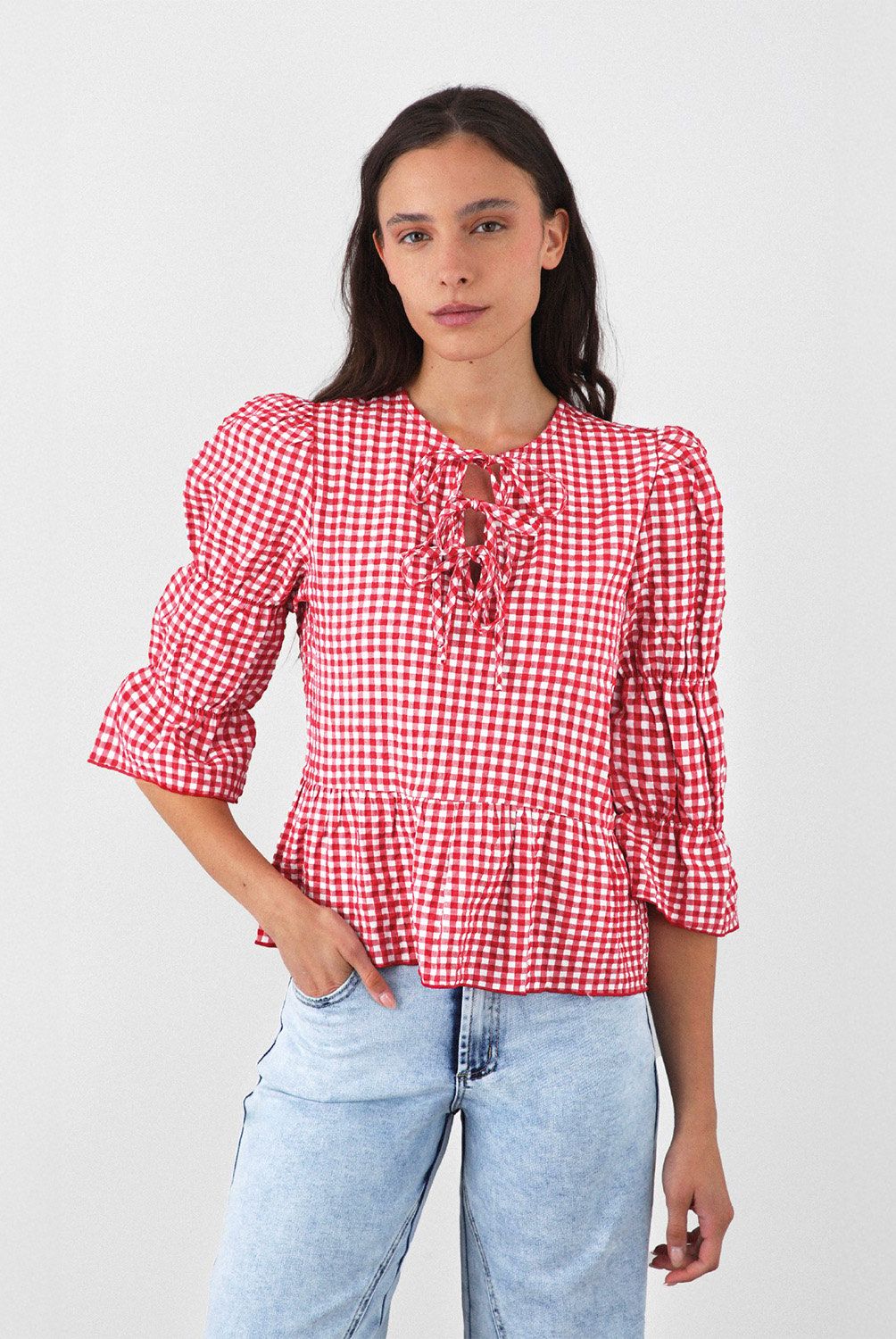 RAINDOOR - Blusa Manga Larga Algodón Mujer Raindoor