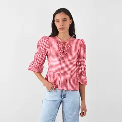 RAINDOOR - Blusa Manga Larga Algodón Mujer