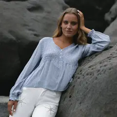 RAINDOOR - Blusa Manga Larga Mujer