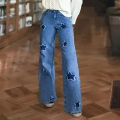 RAINDOOR - Pantalón Straight Tiro Alto Mujer