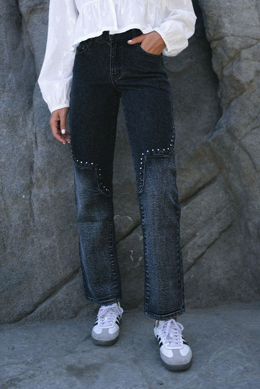 RAINDOOR - Pantalón Mom Tiro Alto Mujer Raindoor