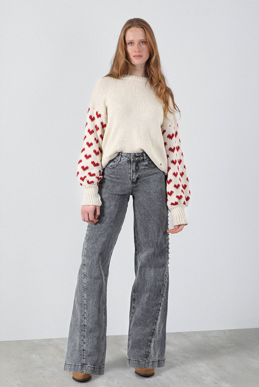 RAINDOOR - Pantalón Straight Tiro Alto Mujer Raindoor