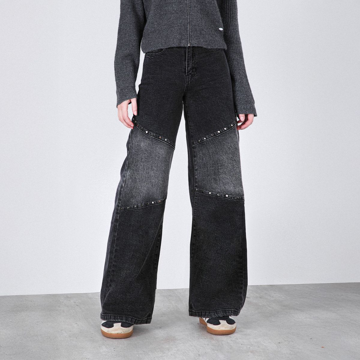 RAINDOOR - Pantalón Straight Tiro Alto Mujer Raindoor