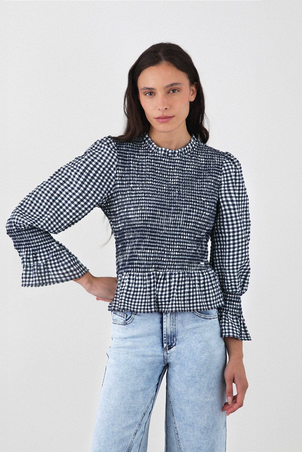RAINDOOR - Blusa Manga Larga Algodón Mujer Raindoor