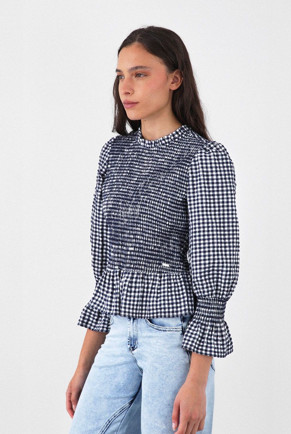 RAINDOOR - Blusa Manga Larga Algodón Mujer Raindoor