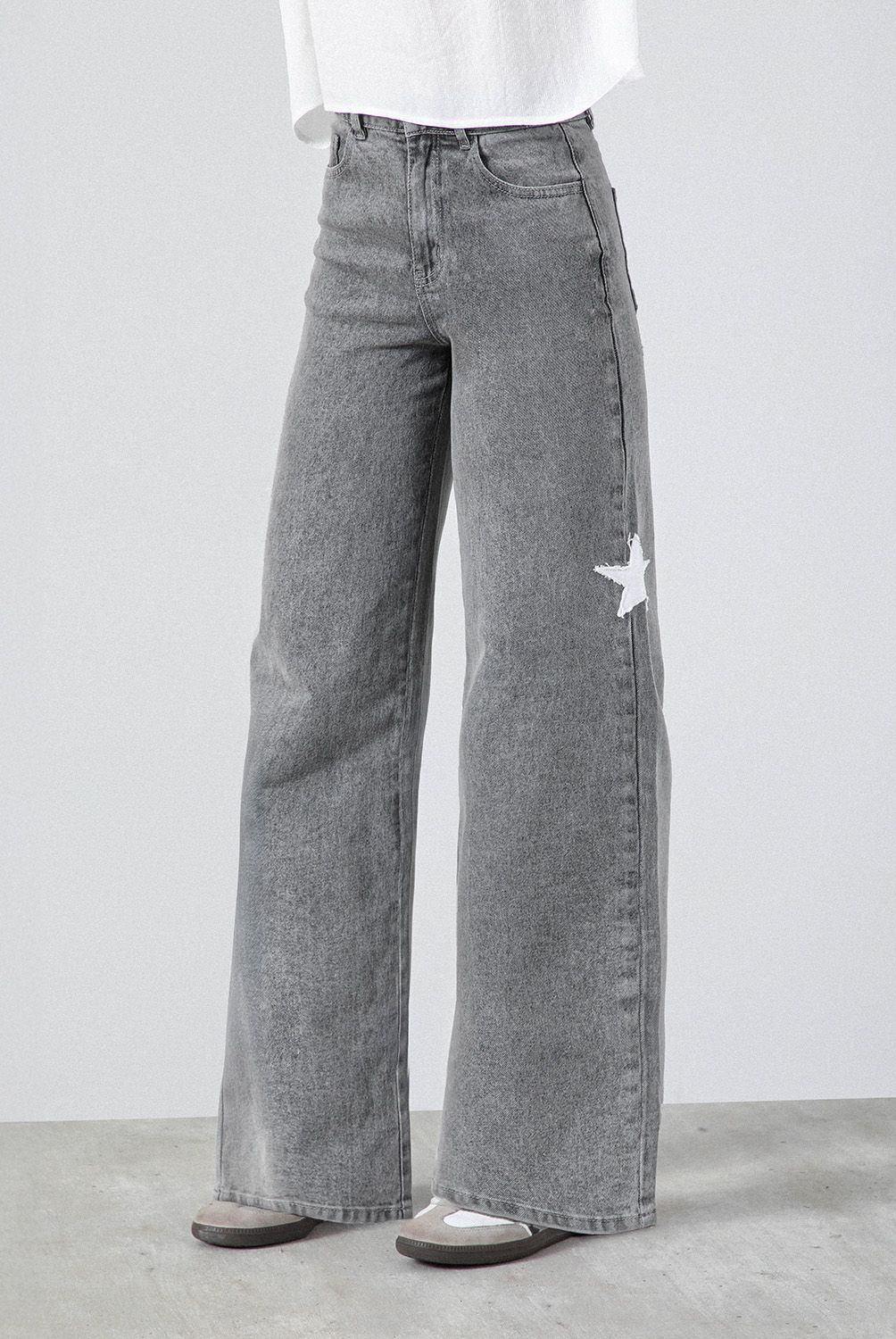 RAINDOOR - Jeans Flare Tiro Alto Mujer Raindoor