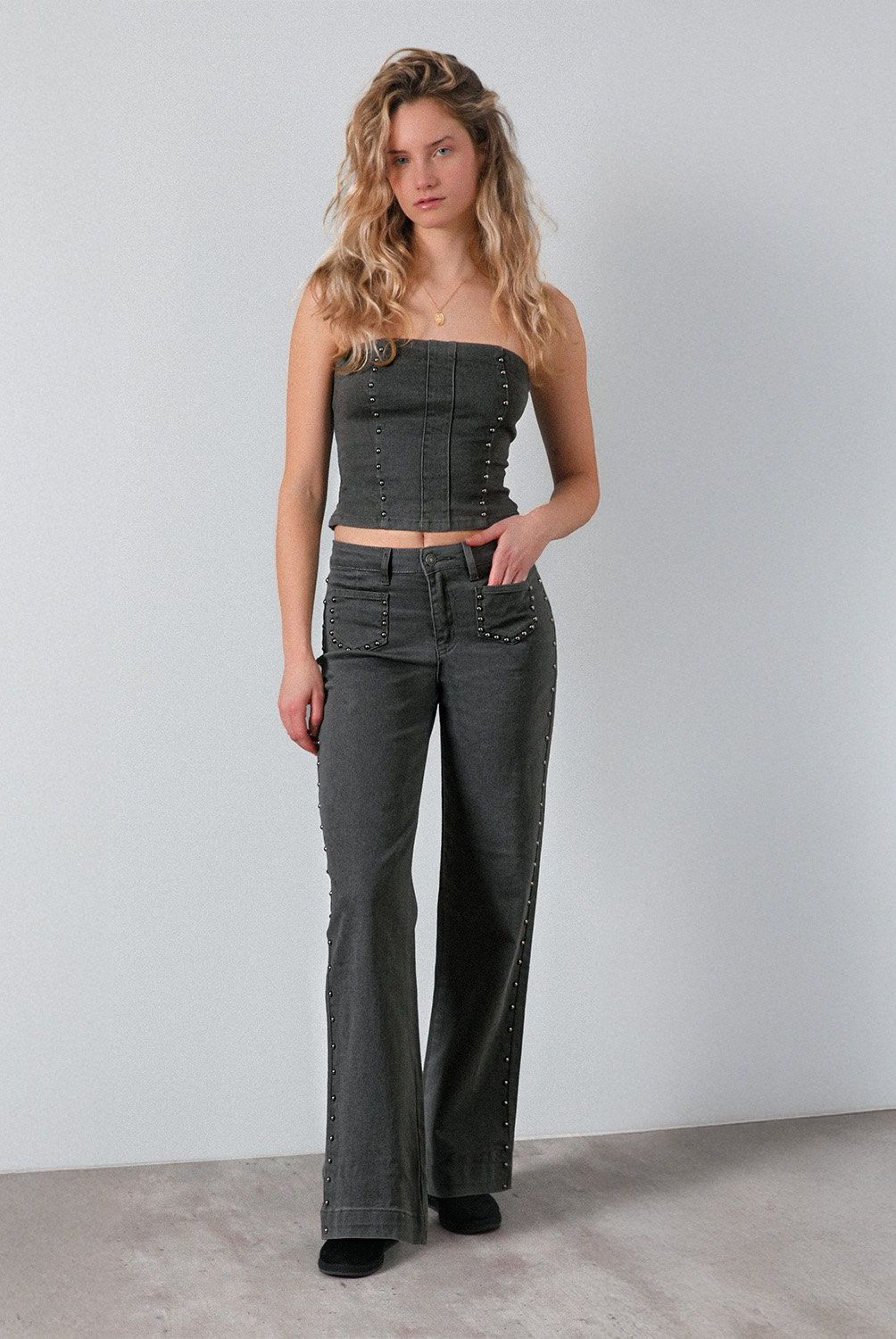 RAINDOOR - Crop Top Sin Mangas Algodón Mujer Raindoor