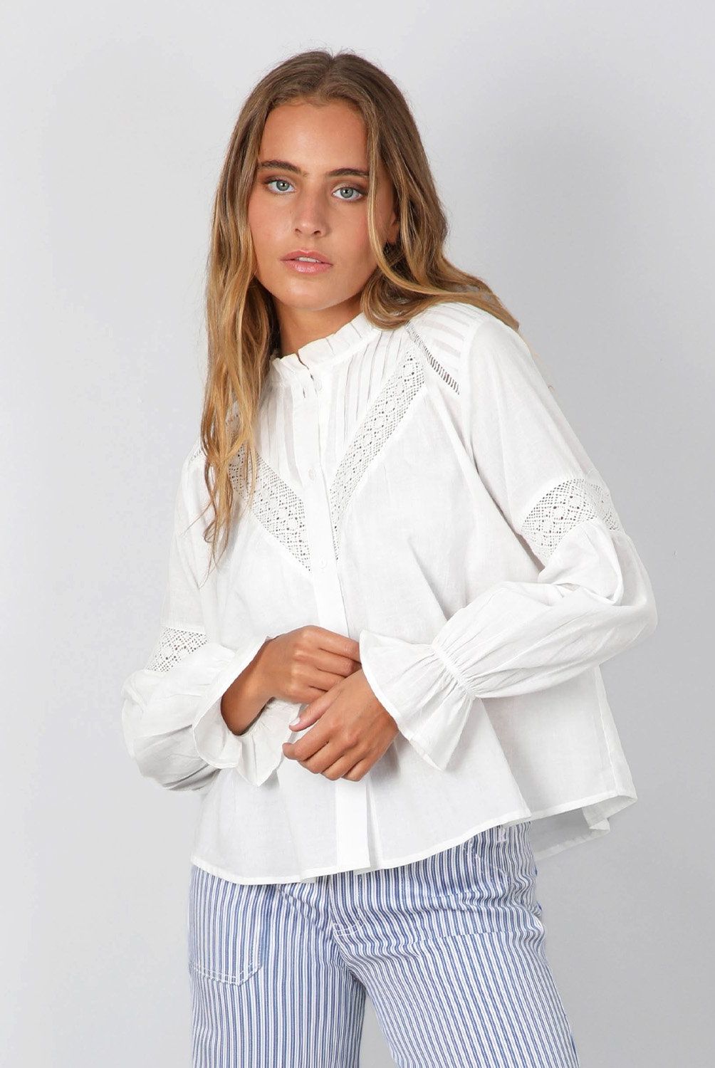 RAINDOOR - Blusa Manga Larga Algodón Mujer Raindoor