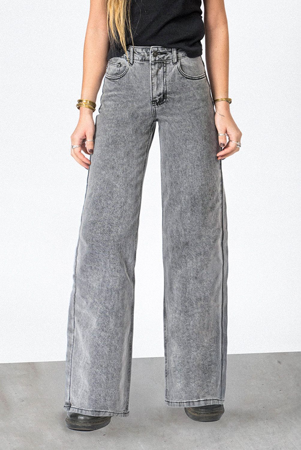 RAINDOOR - Pantalón Straight Tiro Alto Mujer Raindoor