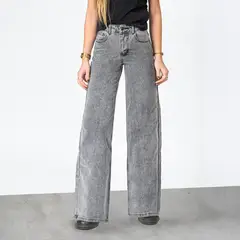 RAINDOOR - Pantalón Straight Tiro Alto Mujer