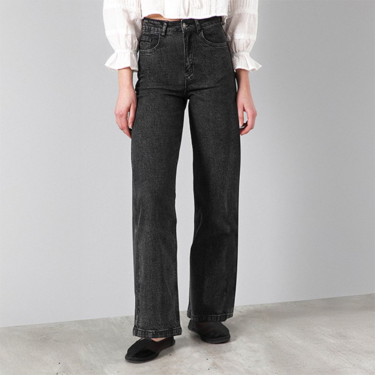 RAINDOOR - Pantalón Straight Tiro Alto Mujer Raindoor