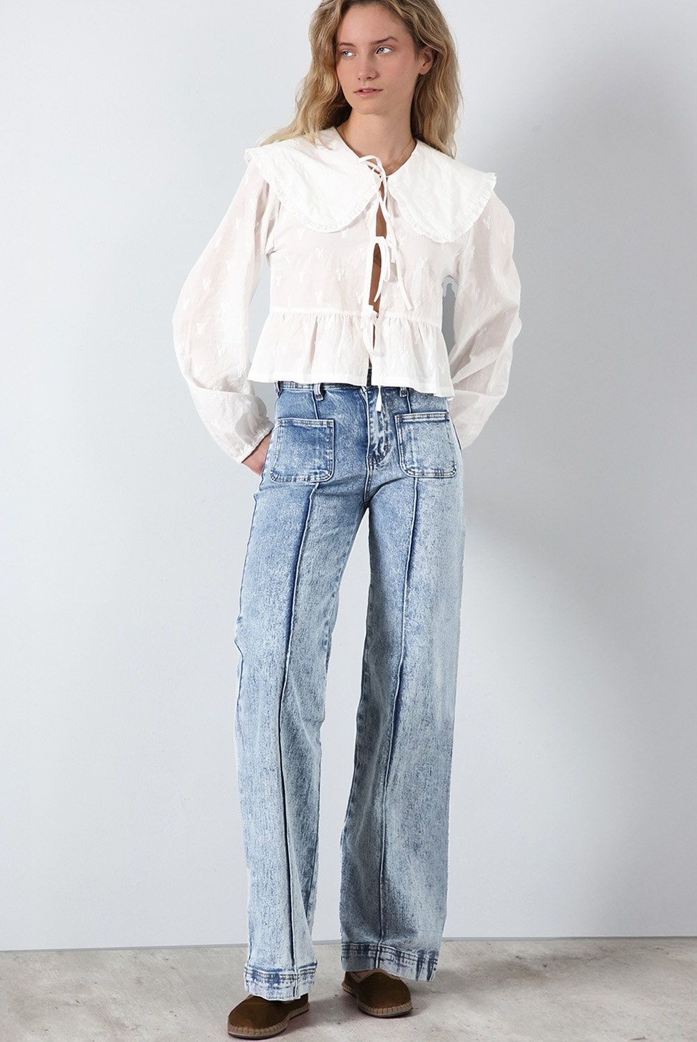 RAINDOOR - Pantalón Straight Tiro Alto Mujer Raindoor