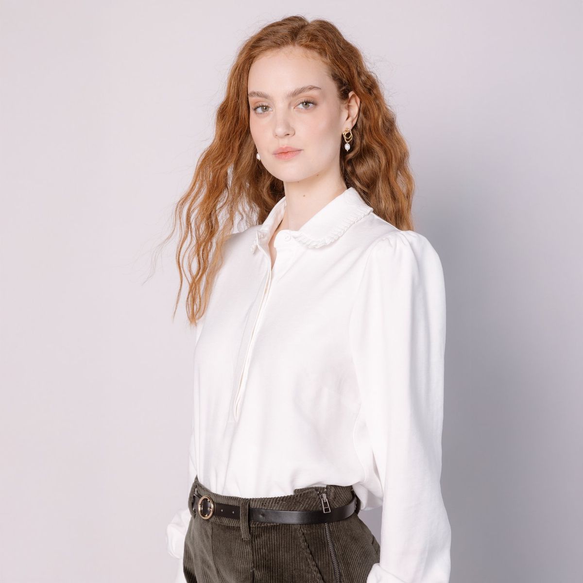 SINGOLARE - Blusa Bruin Mujer Singolare