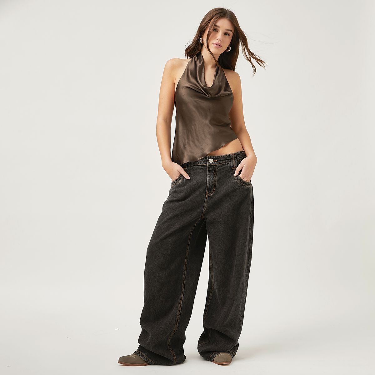 FALABELLA - Jeans 1998 Wide Leg Tiro Medio x Paula Fernandez