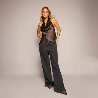 FALABELLA - Jeans 1998 Wide Leg Tiro Medio x Paula Fernandez