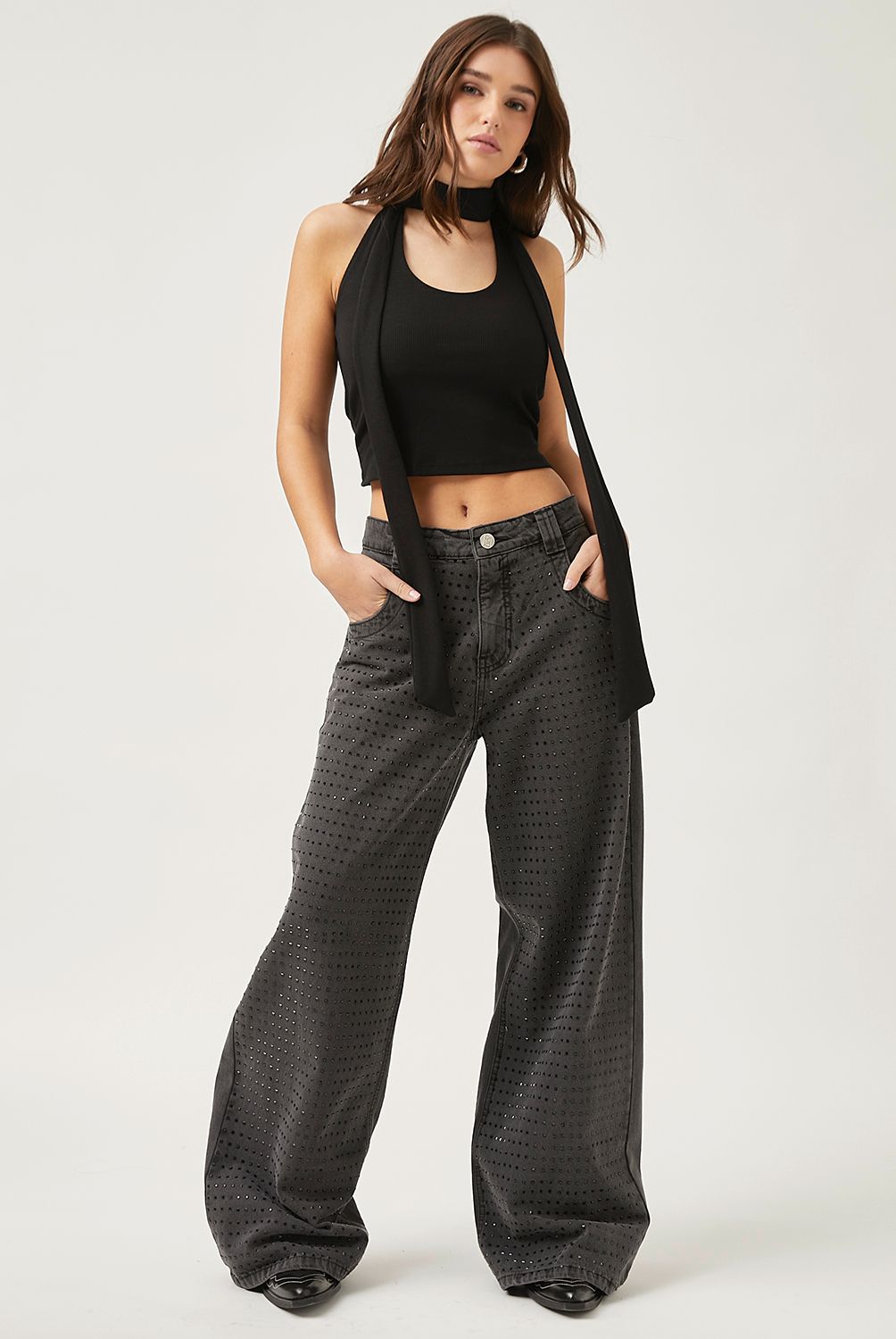 FALABELLA - Jeans 1998 Wide Leg Tiro Medio x Paula Fernandez