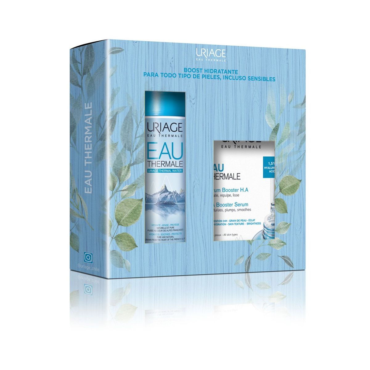 URIAGE - Set Eau Thermale Serum Booster HA + Agua Termal 50ml Uriage