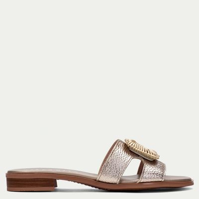 Imagen 1 del producto Sandalia Mujer Cuero Beige