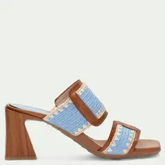 HISPANITAS - Sandalia Mujer Celeste