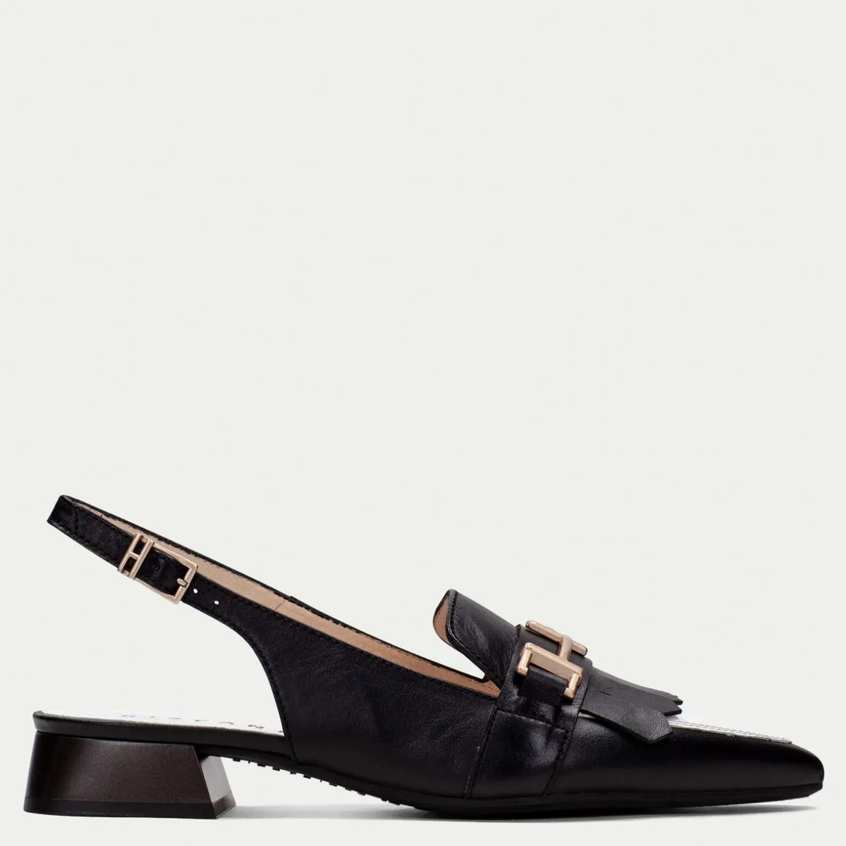 HISPANITAS - Zapato Casual Mujer Cuero Negro Hispanitas