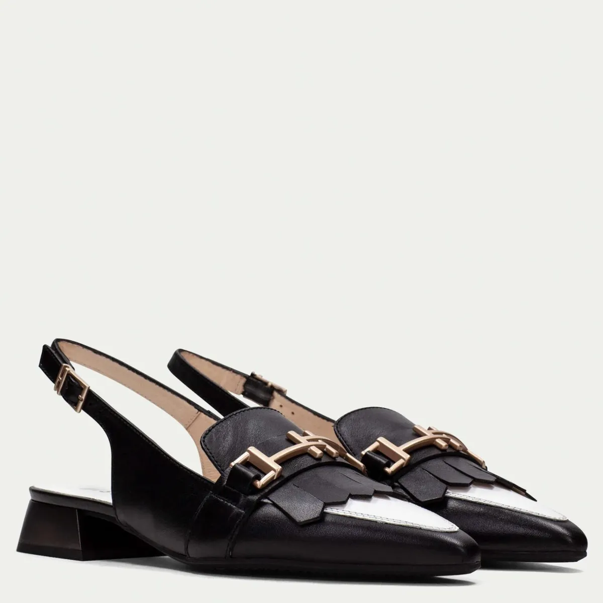 HISPANITAS - Zapato Casual Mujer Cuero Negro Hispanitas