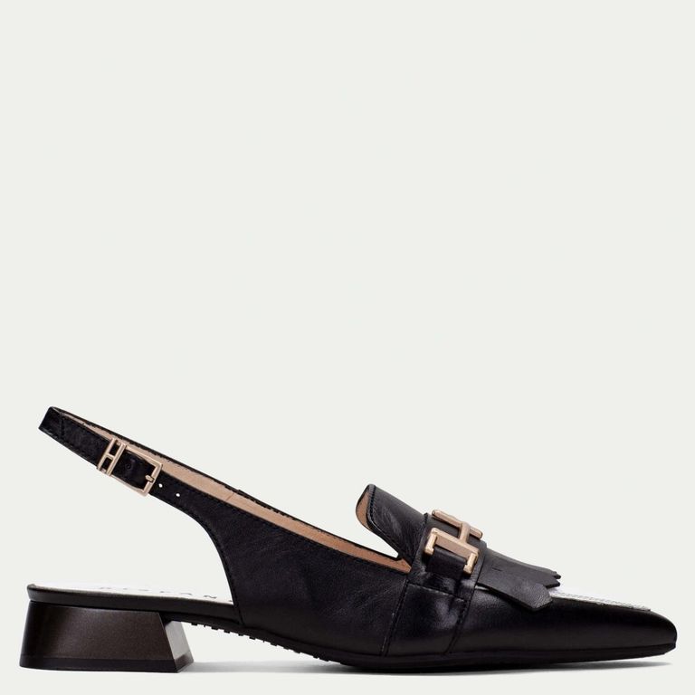 Zapato Casual Mujer Cuero Negro