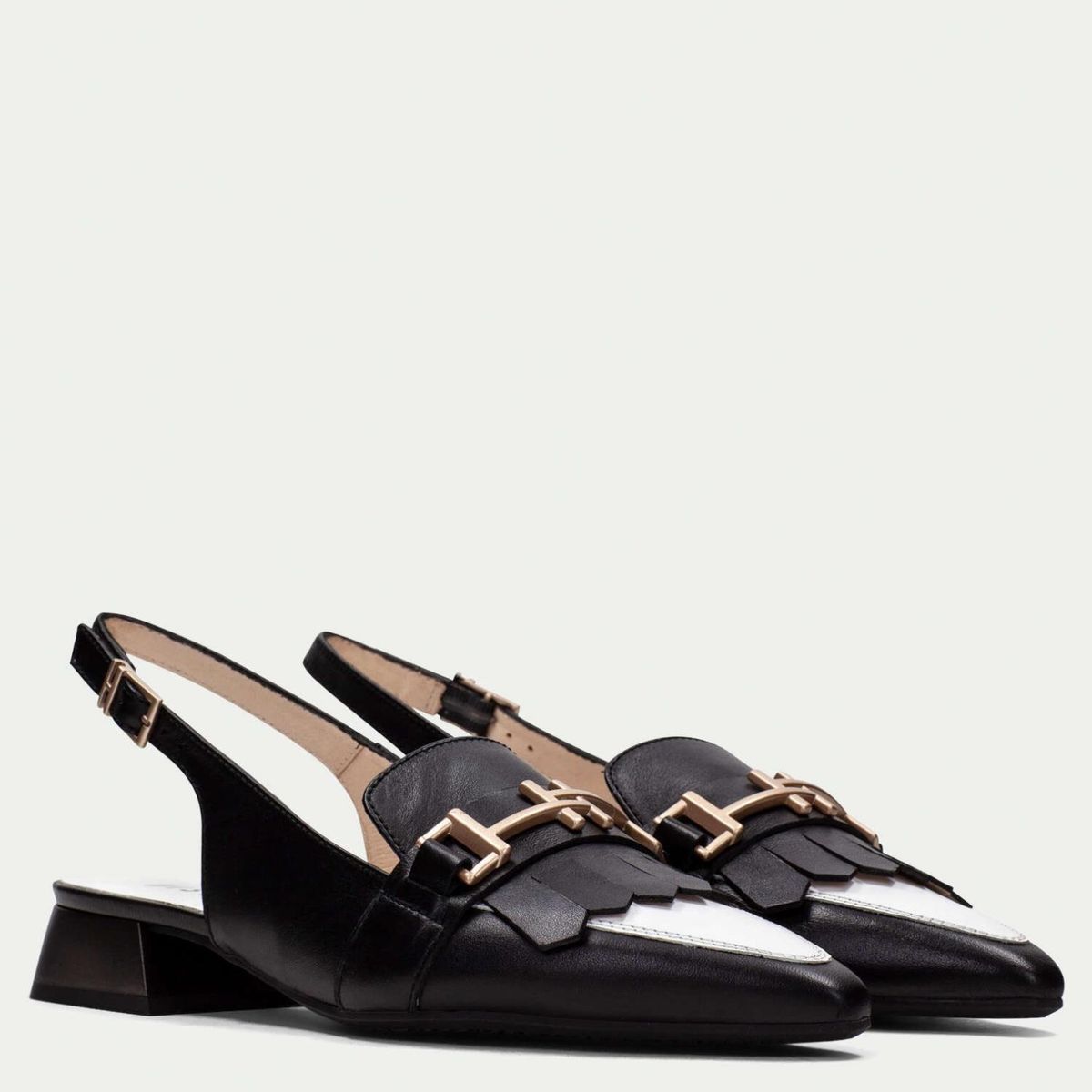 HISPANITAS - Zapato Casual Mujer Cuero Negro Hispanitas