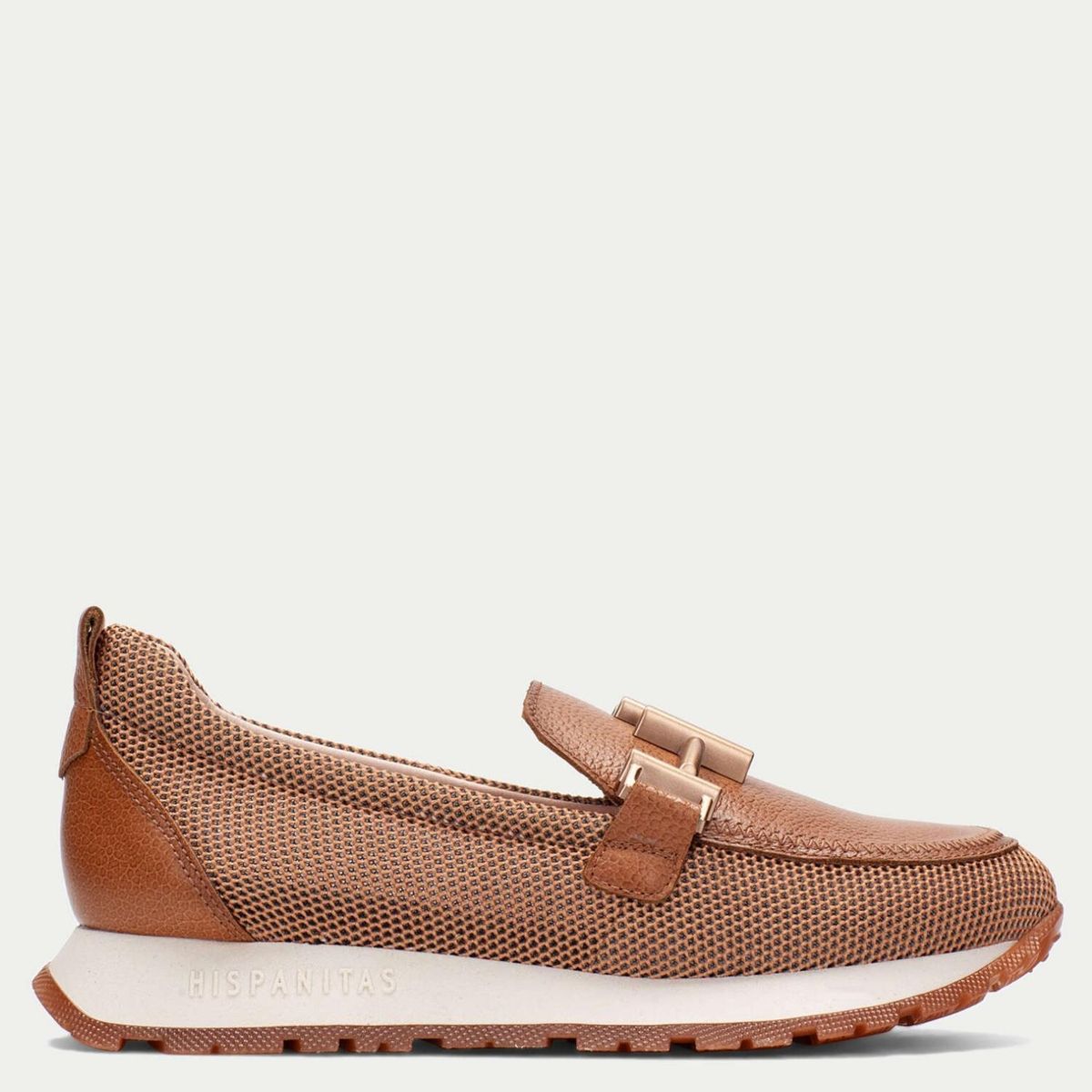 HISPANITAS - Zapato Casual Mujer Cuero Café Hispanitas