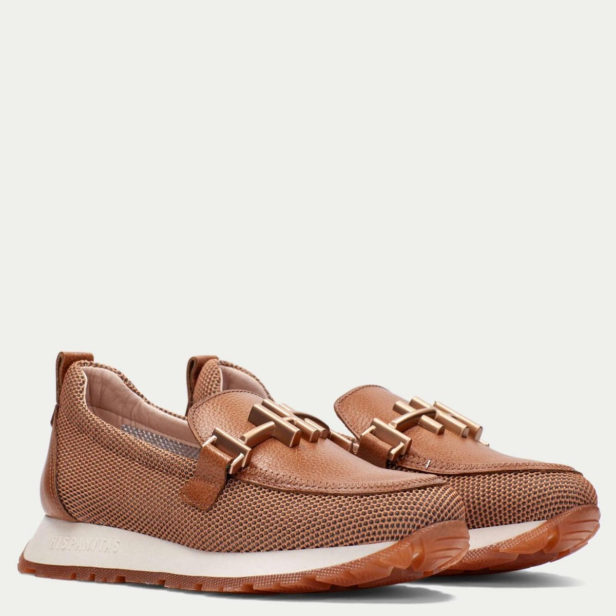 HISPANITAS - Zapato Casual Mujer Cuero Café Hispanitas