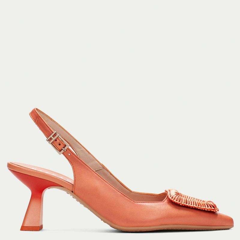 HISPANITAS - Zapato Formal Mujer Cuero Naranjo Hispanitas
