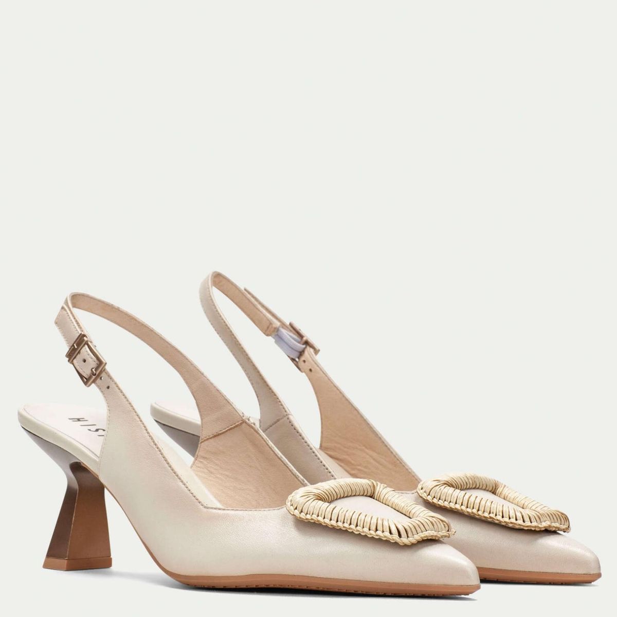 HISPANITAS - Zapato Formal Mujer Cuero Blanco Hispanitas