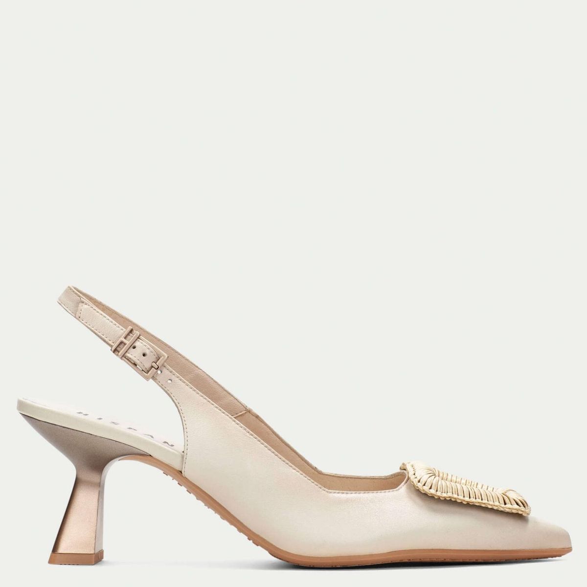 HISPANITAS - Zapato Formal Mujer Cuero Blanco Hispanitas
