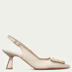 HISPANITAS - Zapato Formal Mujer Cuero Café
