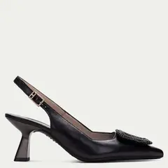 HISPANITAS - Zapato Formal Mujer Cuero Negro