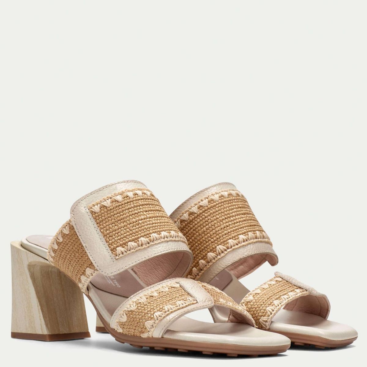 HISPANITAS - Sandalia Mujer Cuero Blanco Hispanitas