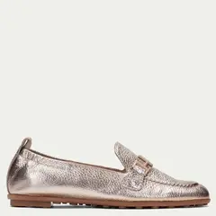 HISPANITAS - Ballerina Mujer Cuero Dorado