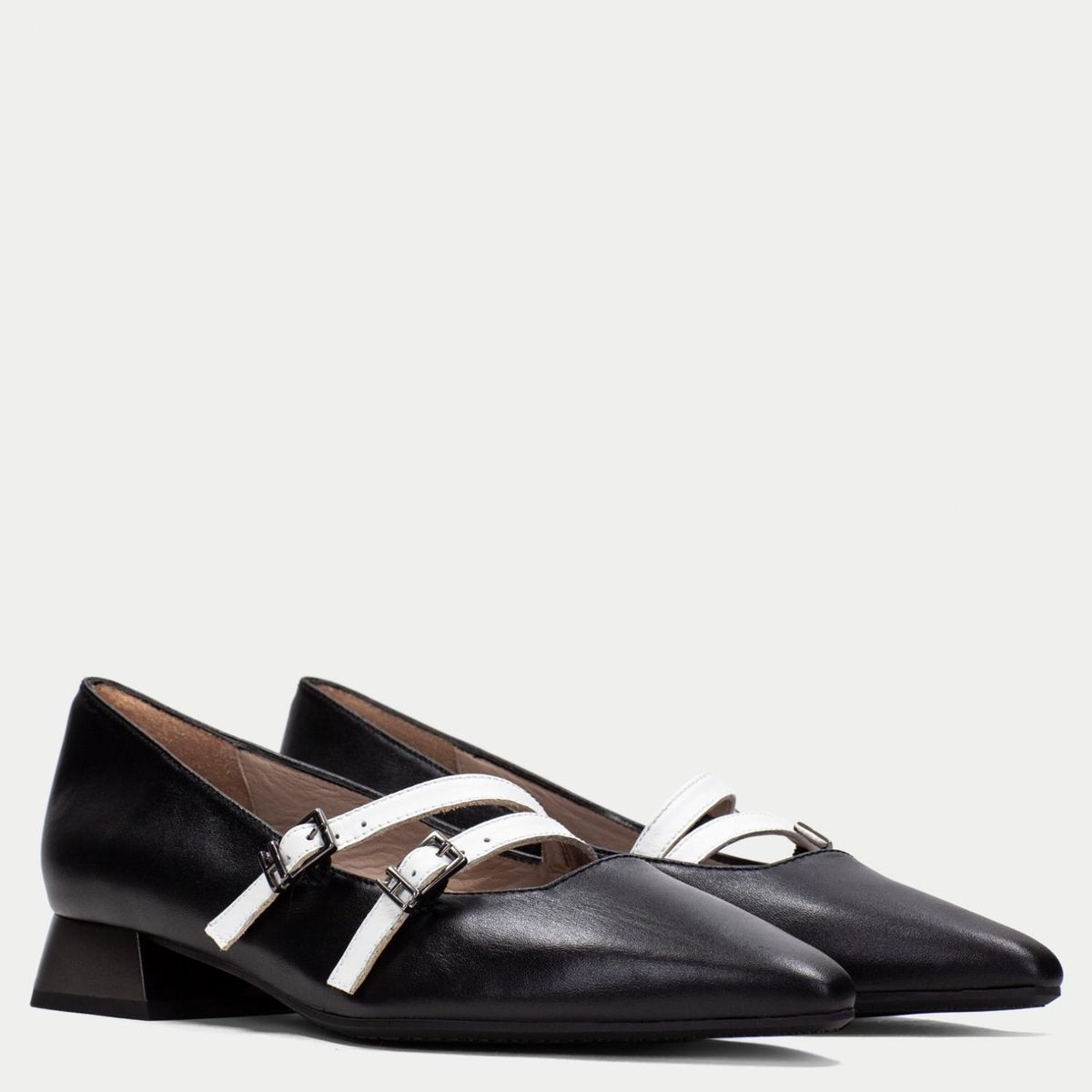 HISPANITAS - Zapato Casual Mujer Cuero Negro Hispanitas