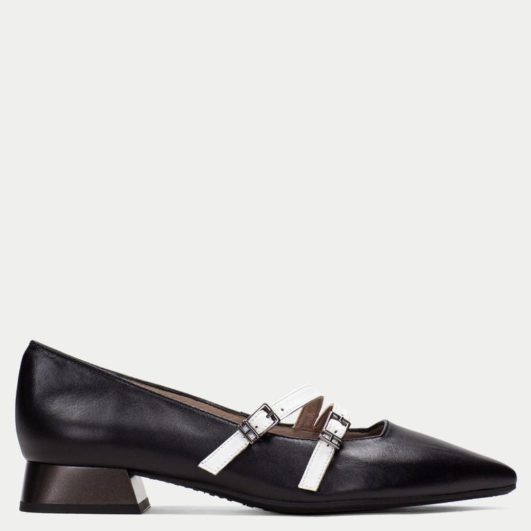 HISPANITAS Zapato Casual Mujer Cuero Negro