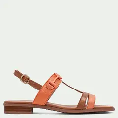 HISPANITAS - Sandalia Mujer Cuero Café