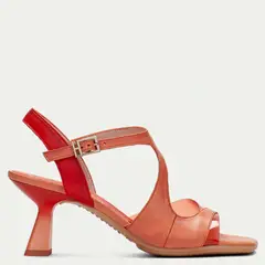 HISPANITAS - Zapato Formal Mujer Cuero Rojo