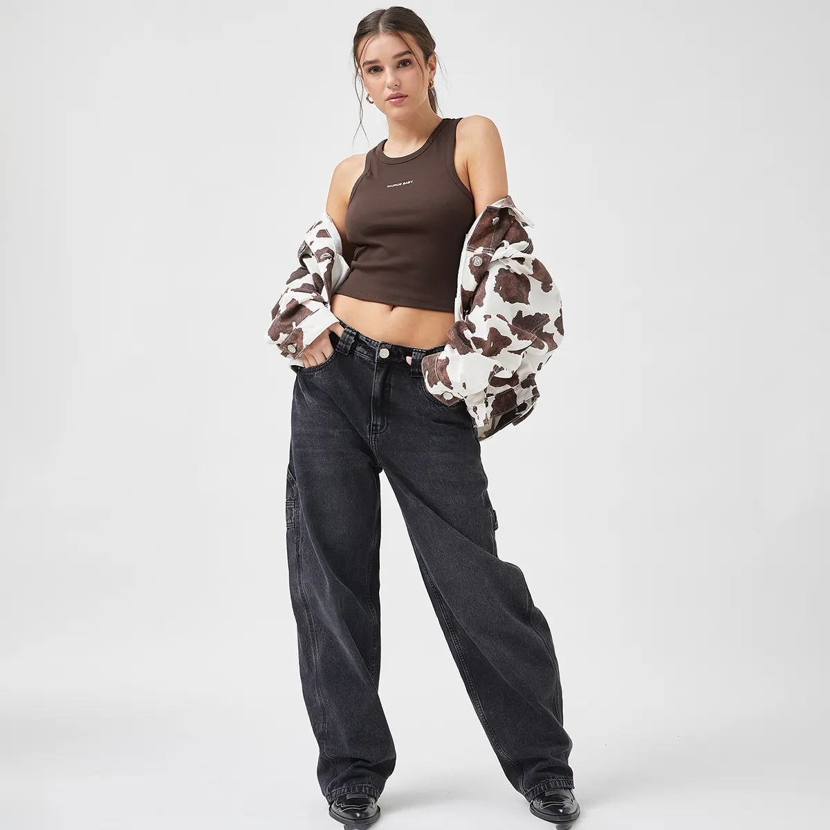 FALABELLA - Jeans Balloon Tiro Medio x Paula Fernandez