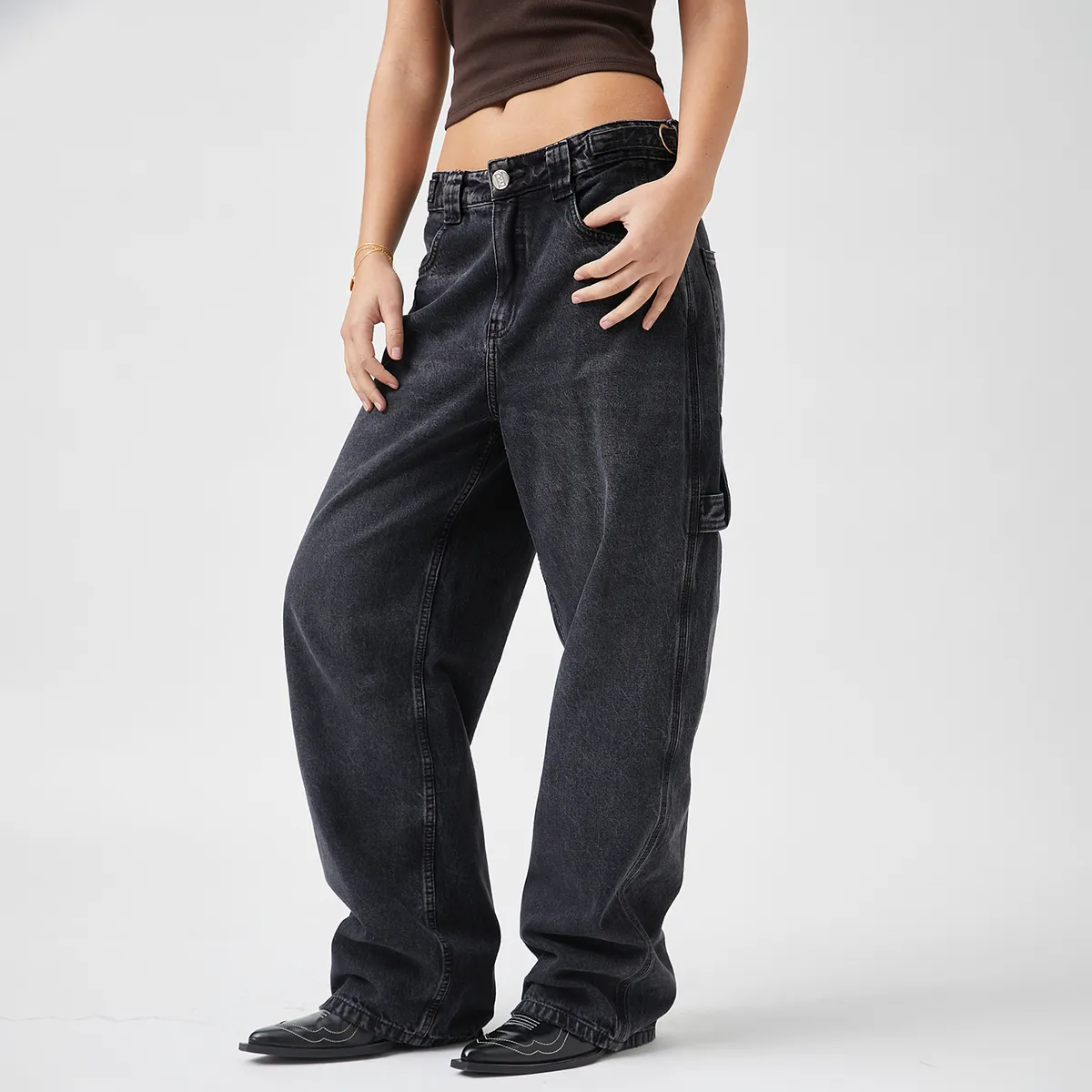 FALABELLA - Jeans Balloon Tiro Medio x Paula Fernandez